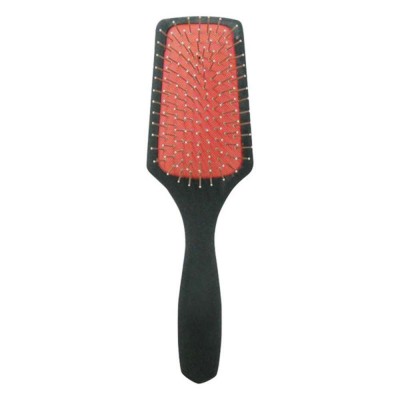 New Design Hair Extension accessaries Plastic Black Hair Custom Logo Wholesale massage Hair Brush