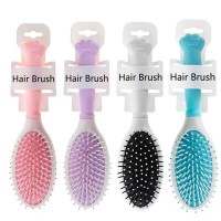 White color cat paw shape  wholesale  Wet and Dry Vent Message Hair Brush woman pink new design hair wave brush