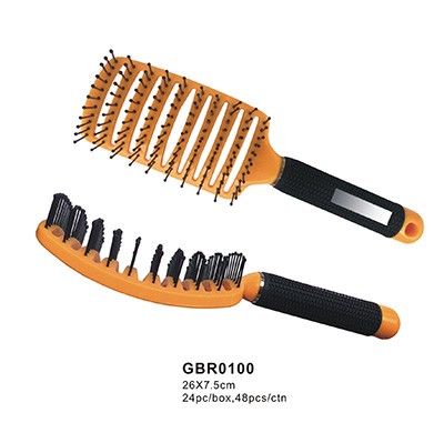 Wholesale Unique Design Hair Extension Accessories Curly Plastic Make Up Brush Set